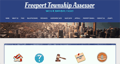 Desktop Screenshot of freeporttownshipassessor.com