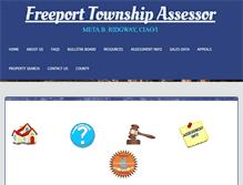 Tablet Screenshot of freeporttownshipassessor.com